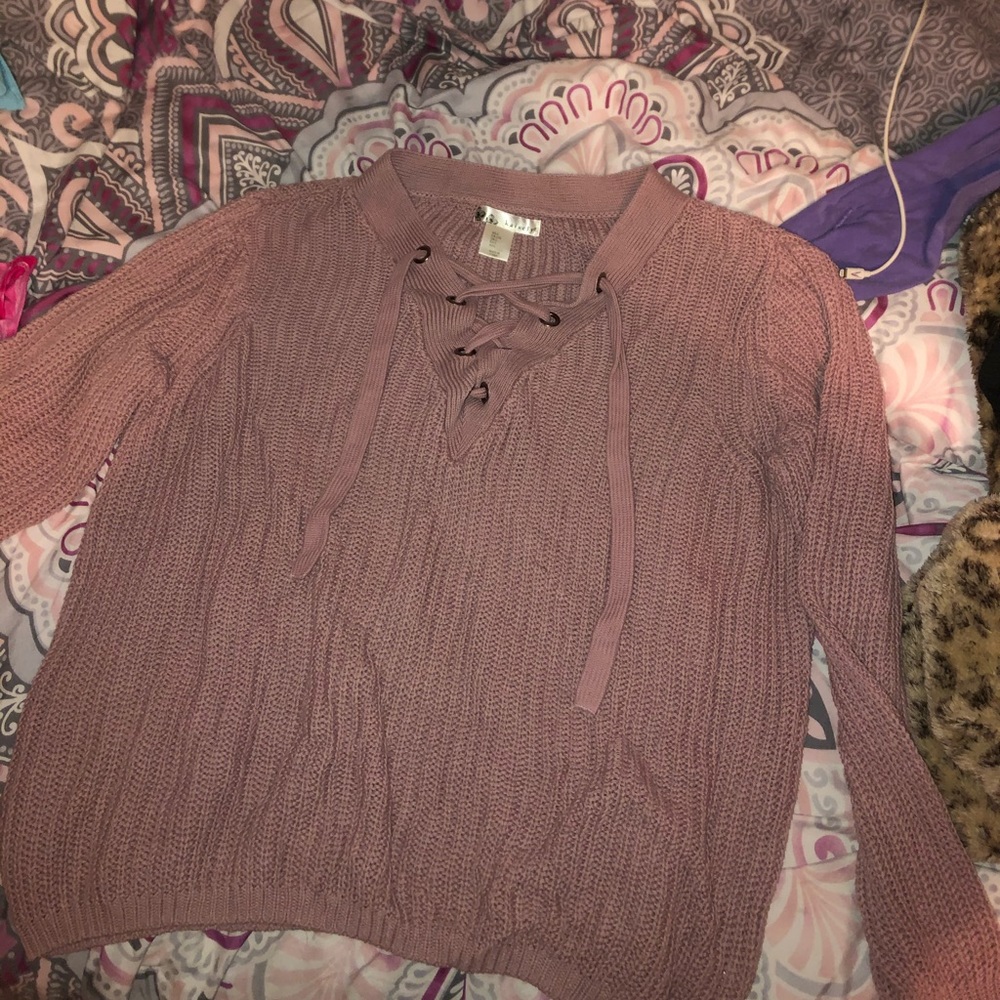 Cute knitted sweater